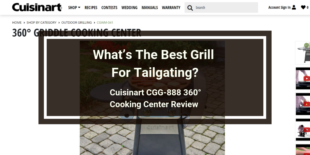 Cuisinart CGG-888 360° Cooking Center Review